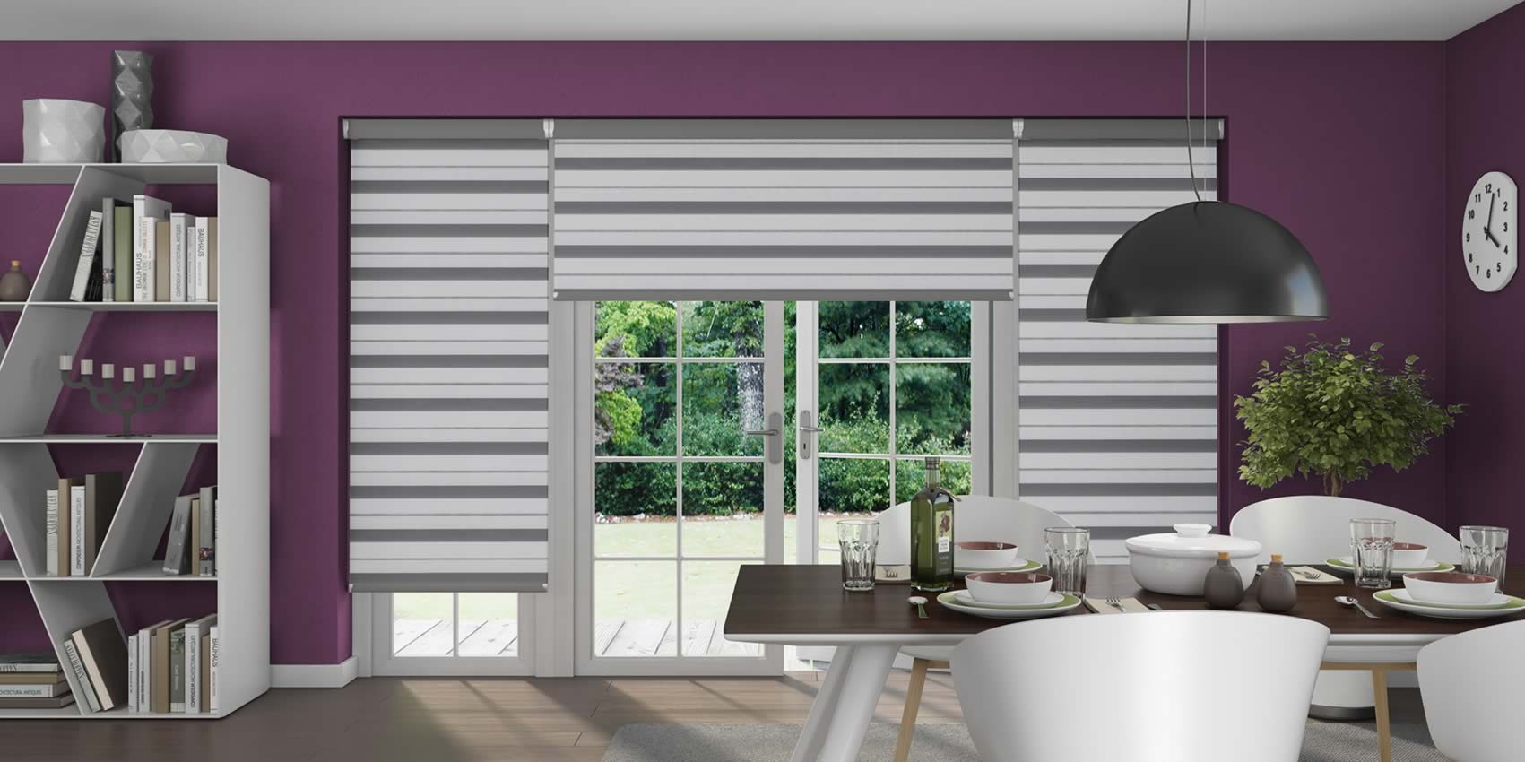 Day and Night Blinds - Lustre Chrome