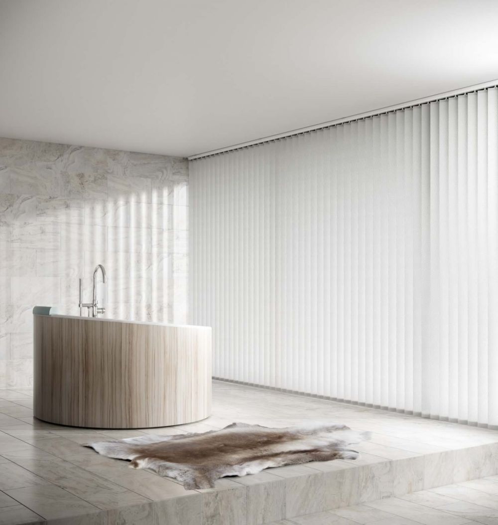Vertical Blinds - Alessi Snow